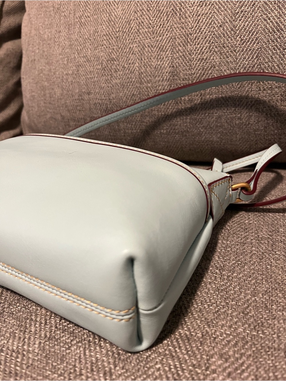 Dooney & Bourke Florentine pale blue Rosie crossbody - Picture 3 of 12